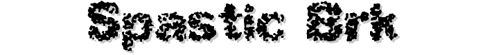 Spastic BRK font
